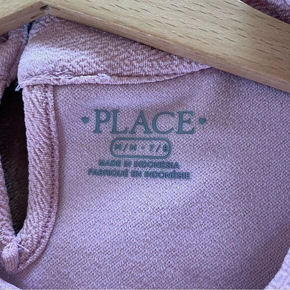 The Children’s Place Elegant Pink Sleeveless Kids Dress Size M 7/8 with Bow NWOT - Picture 9 of 10